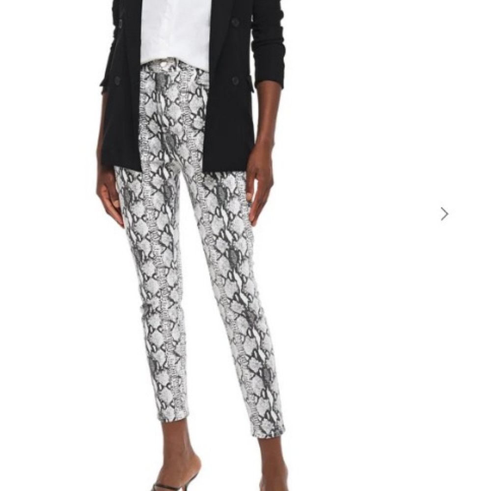 FRAME Denim Snake Print Jeans